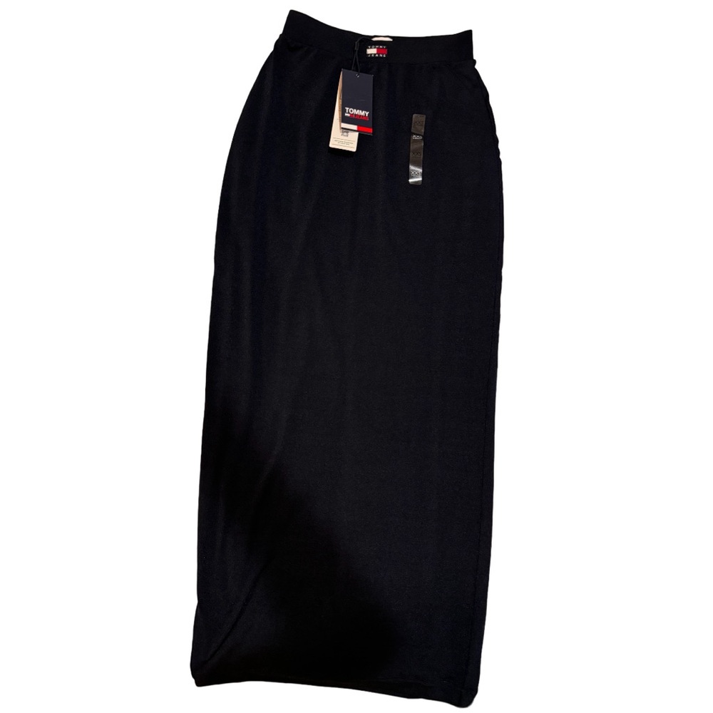 Navy blue maxi skirt
